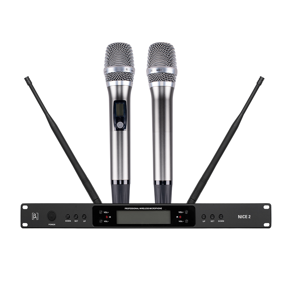 Nice 2 UHF wireless microphone